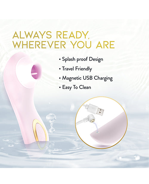 Blush Delice Fleur Suction Vibe - Barely Purple