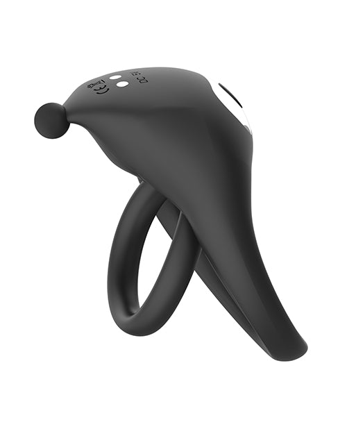 Cockpower Remote Control Pleasure Ring - Black
