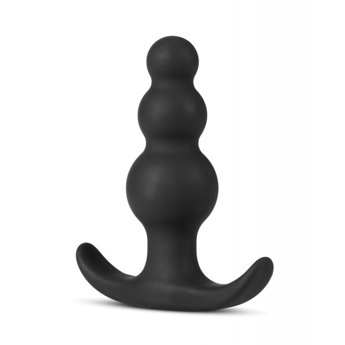 Blush Anal Adventures Beaded Plug - Black