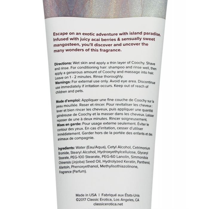 COOCHY Shave Cream - 12.5 oz Island Paradise