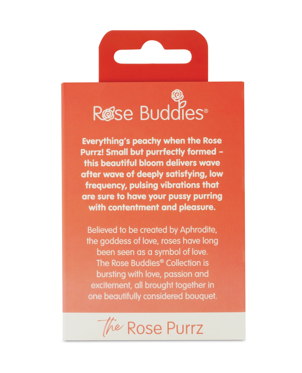 Skin Rose Buddies The Rose Purrz Clitoral Stimulator - Red