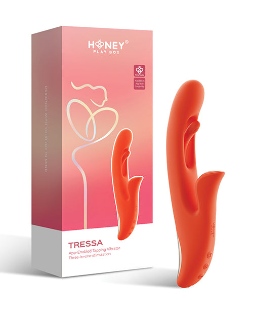 Tressa App-Enabled Tapping Vibrator G-Spot and Clitoris Stimulation