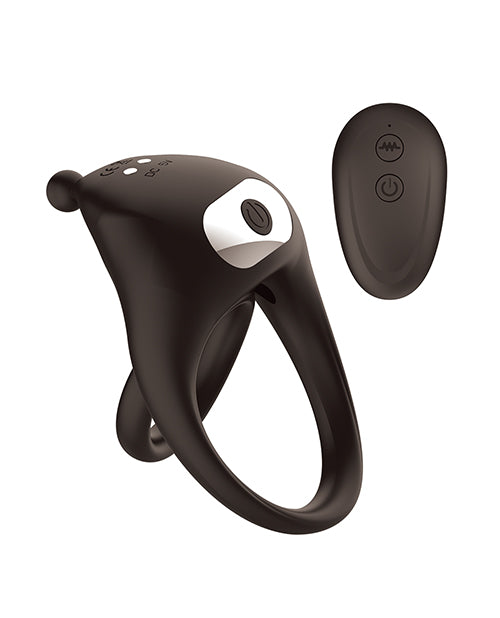 Cockpower Remote Control Pleasure Ring - Black